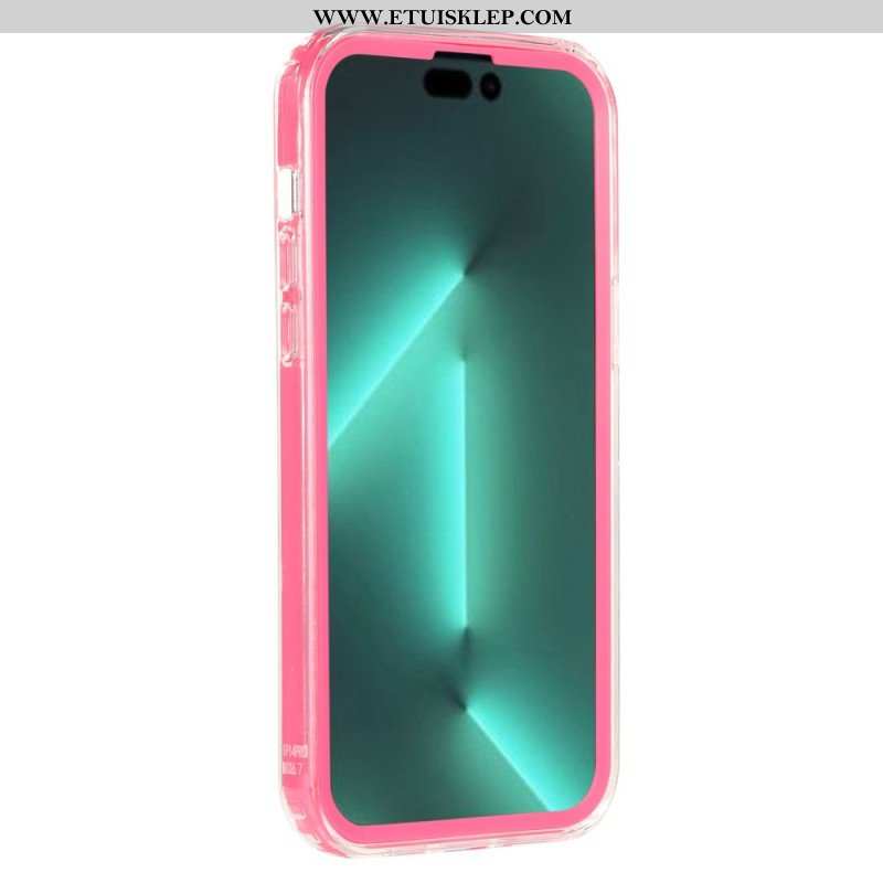 Etui do iPhone 14 Pro Przezroczysty Uchwyt Na Kartę